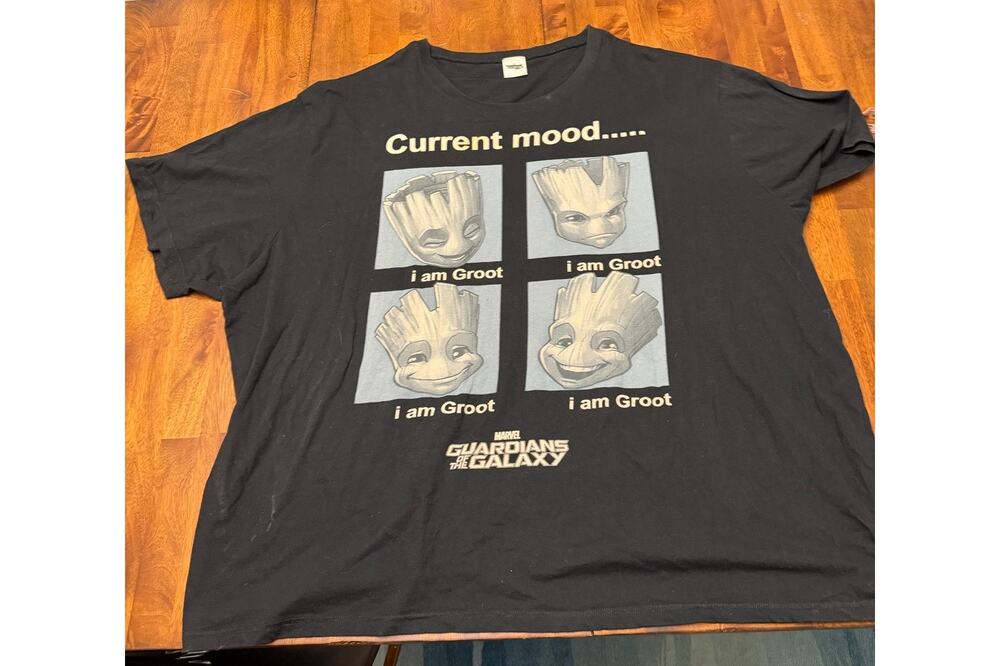 Marvel Guardians of the Galaxy Vol. 2 Baby Groot T-Shirt 5XL Black